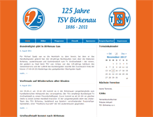 Tablet Screenshot of 125jahre.tsv-birkenau.de
